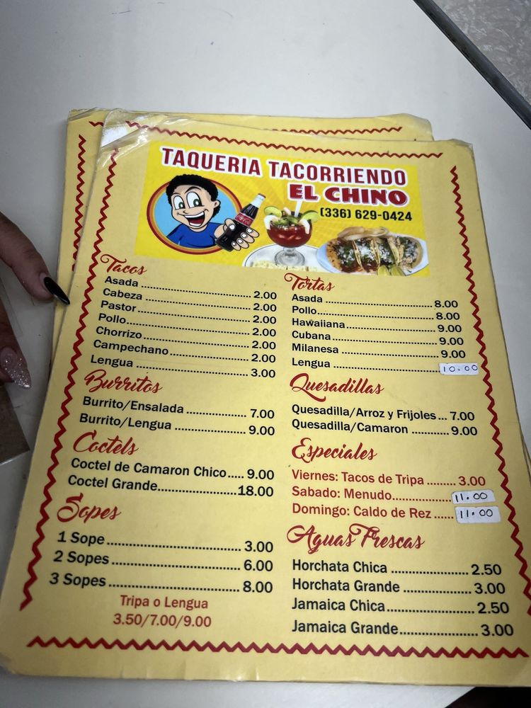 Taqueria Tacorriendo El Chino Logo