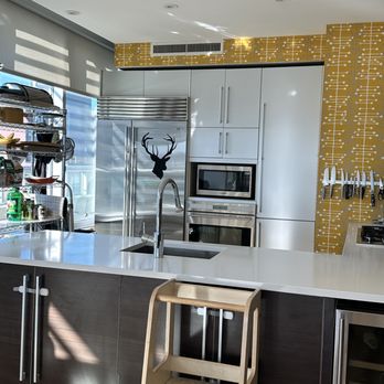 Veritoscarlett Cleaning - Modern kitchen left spotless after our detailed cleaning - countertops, stainless steel, and floors shining! - Home Cleaning Near Me - Ridgewood , New York Veritoscarlett Cleaning - Modern kitchen left spotless after our detailed cleaning - countertops, stainless steel, and floors shining! - Home Cleaning Near Me - Ridgewood , New York