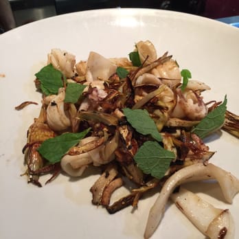 Quinzi & Gabrieli - Grilled calamari with artichoke - Seafood Near Me - Rome, RM Quinzi & Gabrieli - Grilled calamari with artichoke - Seafood Near Me - Rome, RM