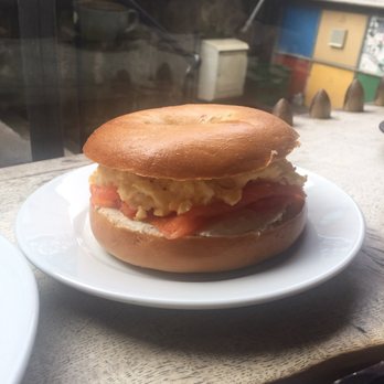 Where The Monkey Sleeps - Bagel with lox at Where the Monkey Sleeps - Coffee & Tea Near Me - Glasgow, GLG Where The Monkey Sleeps - Bagel with lox at Where the Monkey Sleeps - Coffee & Tea Near Me - Glasgow, GLG