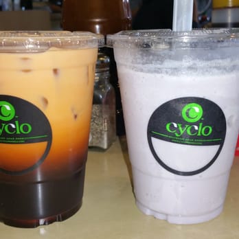 Cyclo Noodles - Free thai ice tea when u write a review, yummie taro smoothie:))) - Cambodian Near Me - Long Beach, California