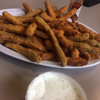Nick's Burgers - Zucchini is a must! Breaded to perfection!! - Burgers Near Me - Redlands, California