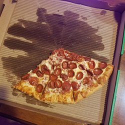First time trying it.. it was so good. Also ordered wings but they were ok.. ask for cheese and peppers driver forgot them but its ok..