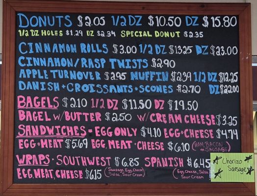 Menu photo 1 Dixie Donuts Norwich, CT