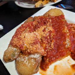 Breaded zucchini w/ marinara Breaded zucchini w/ marinara