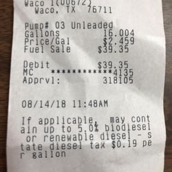H-E-B Plus! - $2.45 per gallon 14AUG2018
