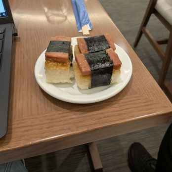 Sakura Lounge - Fake spam musubi - Airport Lounges Near Me - Honolulu, Hawaii