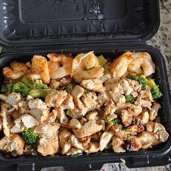 Poons Hibachi Grill - Chicken and Shrimp Hibachi Bowl with YumYum Sauce - Noodles Near Me - Detroit, Michigan Poons Hibachi Grill - Chicken and Shrimp Hibachi Bowl with YumYum Sauce - Noodles Near Me - Detroit, Michigan