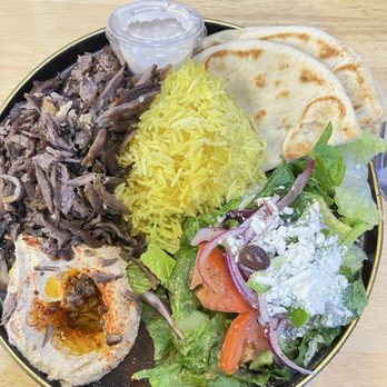 Supreme Shawarma - Beef Shawarma plate - Mediterranean Near Me - Chandler, Arizona