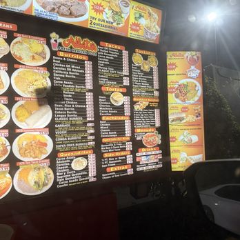 Aibeto’s Mexican Food - Drive thru menu 9/17/25 - Mexican Near Me - Yucaipa, California
