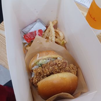 Chicken Bun Bun - 1. Crispy Chicken On Bun Combo - Chicken Wings Near Me - Alhambra, California Chicken Bun Bun - 1. Crispy Chicken On Bun Combo - Chicken Wings Near Me - Alhambra, California