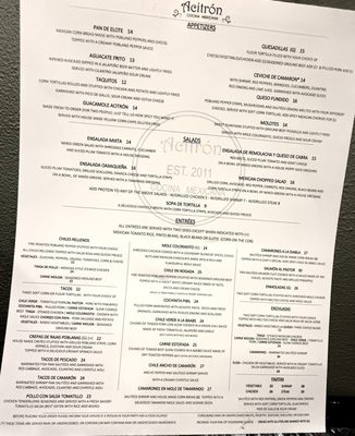 Menu photo 1 Acitron Cocina Mexicana Arlington, MA Menu photo 1 Acitron Cocina Mexicana Arlington, MA