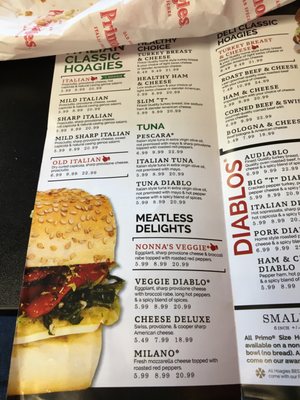 Menu photo 5 PrimoHoagies Philadelphia, PA Menu photo 5 PrimoHoagies Philadelphia, PA