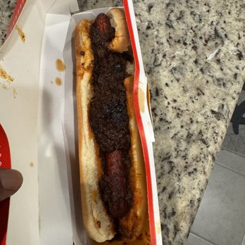 Dairy Queen - FEET (foot) LONG WITH BLACKENED CHILI Absolutely preposterous... - Fast Food Near Me - Royse City, Texas Dairy Queen - FEET (foot) LONG WITH BLACKENED CHILI Absolutely preposterous... - Fast Food Near Me - Royse City, Texas
