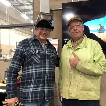 Las Positas College - Salvador Z with Welding Instructor Scott M - Colleges & Universities Near Me - Livermore, California Las Positas College - Salvador Z with Welding Instructor Scott M - Colleges & Universities Near Me - Livermore, California