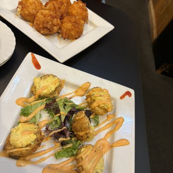 The Sequel - Famous balls in the top, fried deviled eggs below - American Near Me - Greensburg, Pennsylvania