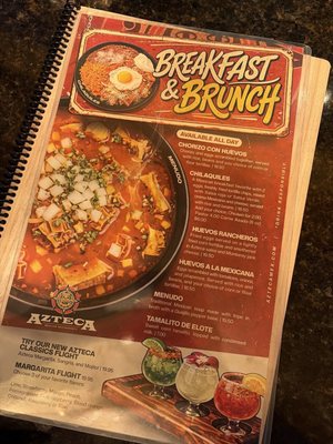 Menu photo 1 Azteca Mexican Restaurant Tukwila, WA