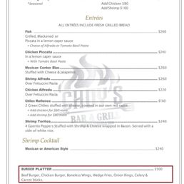 Menu Menu