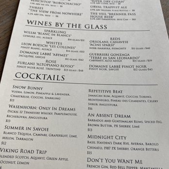 Brenner Pass - Cocktails - Modern European Near Me - Richmond, Virginia