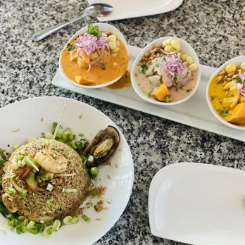 Sabor Mix Restaurant - Trilogy de ceviche Chauva Seafood - Peruvian Near Me - Jacksonville, Florida