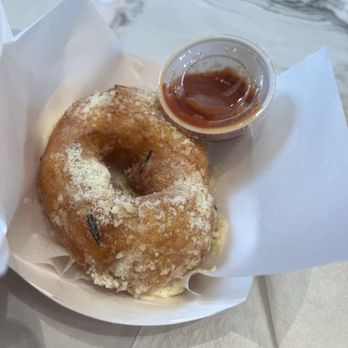 Dutch Door Donuts - Rosemary Parmesan savory donut - Coffee & Tea Near Me - Healdsburg, California Dutch Door Donuts - Rosemary Parmesan savory donut - Coffee & Tea Near Me - Healdsburg, California
