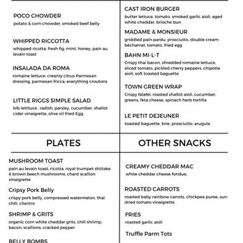 Little Riggs - Lunch menu - Breakfast & Brunch Near Me - Branford, Connecticut