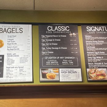 Bruegger's Bagels - Menu - Bagels Near Me - Sewickley, Pennsylvania