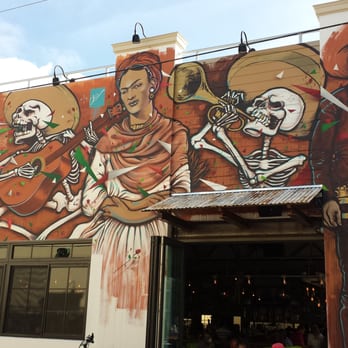El Camino - Mural on side of building. - Cocktail Bars Near Me - Delray Beach, Florida