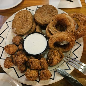 Silver Saddle Steakhouse - Trio APP-- Zucchini, Mushrooms & Onion Rings - Steakhouses Near Me - Tucson, Arizona