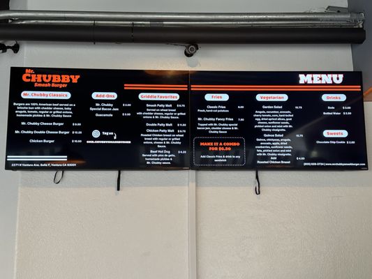 Menu photo 2 Mr. Chubby Smash Burger Ventura, CA