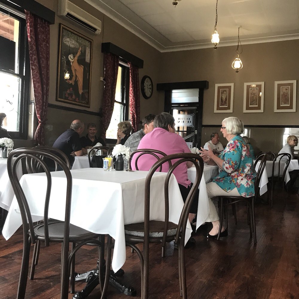 Coffee Central - This was the best find. Stunning old English decor. Part of the of the old pub. Amazing food and fine china cups(my favorite). - Coffee & Tea Near Me - Glen Innes, NSW