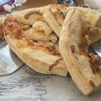 Romanelli's Garden Cafe - Frozen pizza crust. Big thick and dry. - Italian Near Me - Galloway, New Jersey