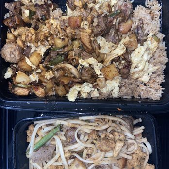 Genghis Grill - Top container is what was ordered, bottom one is what was received - Mongolian Near Me - San Antonio, Texas Genghis Grill - Top container is what was ordered, bottom one is what was received - Mongolian Near Me - San Antonio, Texas