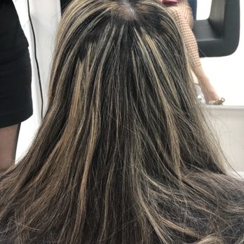 Salon Monaco - Horrible highlights by DECCIO - Hair Salons Near Me - Boca Raton, Florida