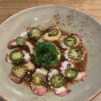 Mikuni - The octopus is awesome.  A bit spicy with the jalapeños but it was great - Japanese Near Me - Concord, California