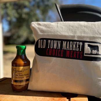 Old Town Market - a bottle of hot sauce next to a pillow - Meat Shops Near Me - Double Oak, Texas Old Town Market - a bottle of hot sauce next to a pillow - Meat Shops Near Me - Double Oak, Texas