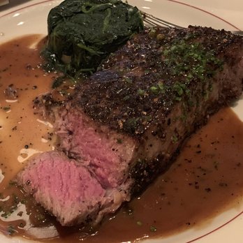 Le Diplomate - Steak au Poivre (medium rare) - Brasseries Near Me - Washington, DC, District of Columbia