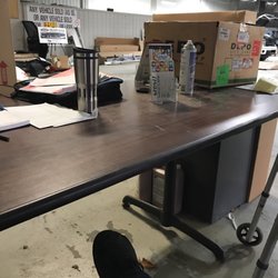 Carbone Collision Center - Service desk after going to two locations to actually find the body shop