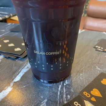 Delah Coffee - Mixed the hibiscus with Pink Socotra (not on menu but we asked for this and they were cool enough to do it) - Desserts Near Me - Oakland, California Delah Coffee - Mixed the hibiscus with Pink Socotra (not on menu but we asked for this and they were cool enough to do it) - Desserts Near Me - Oakland, California