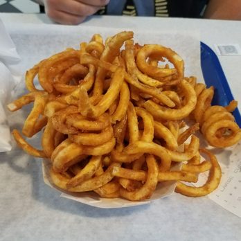Dan's Hamburgers - Texas size curly fries - Burgers Near Me - Austin, Texas