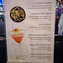 Bubby & Sissy's - Cocktail Menu