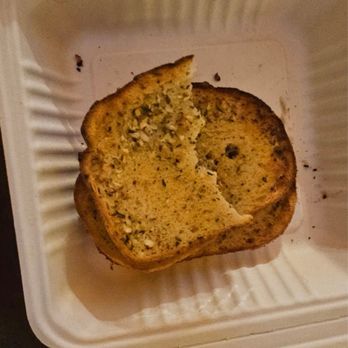 Yodelin - Garlic bread with bites taken out of it, I couldn't wait 9/12/26 - Seafood Near Me - Port Angeles, Washington Yodelin - Garlic bread with bites taken out of it, I couldn't wait 9/12/26 - Seafood Near Me - Port Angeles, Washington