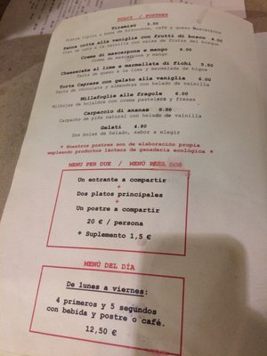 Menu photo 6 Malatesta Madrid, M