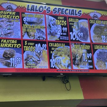 Lalo's Mexican Grill - Specials - Mexican Near Me - Las Vegas, Nevada