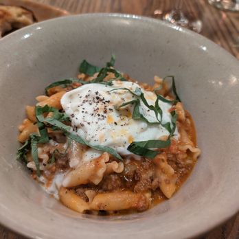 Trestle - Campanelle Bolognese - New American Near Me - San Francisco, California Trestle - Campanelle Bolognese - New American Near Me - San Francisco, California