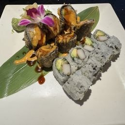 Volcano and California Roll Volcano and California Roll