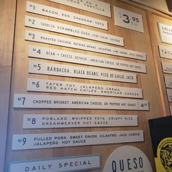 Redheaded Stranger - taco menu - Tacos Near Me - Nashville, Tennessee