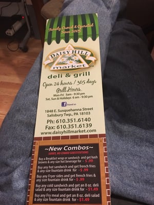 Menu photo 3 Daisy Hill Kitchen and Grill Allentown, PA Menu photo 3 Daisy Hill Kitchen and Grill Allentown, PA