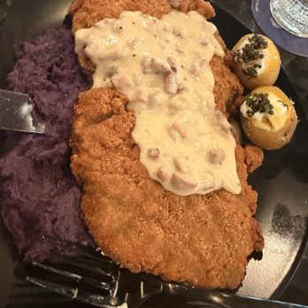 Long Weekend - Wagyu Fried Steak w/ Purple Yams - New American Near Me - Houston, Texas