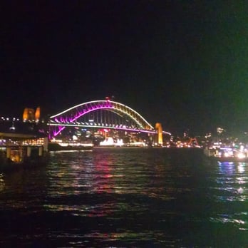 Vivid Sydney - View of Sydney Harbour Bridge from Circular Quay - Vivid - Festivals Near Me Vivid Sydney - View of Sydney Harbour Bridge from Circular Quay - Vivid - Festivals Near Me